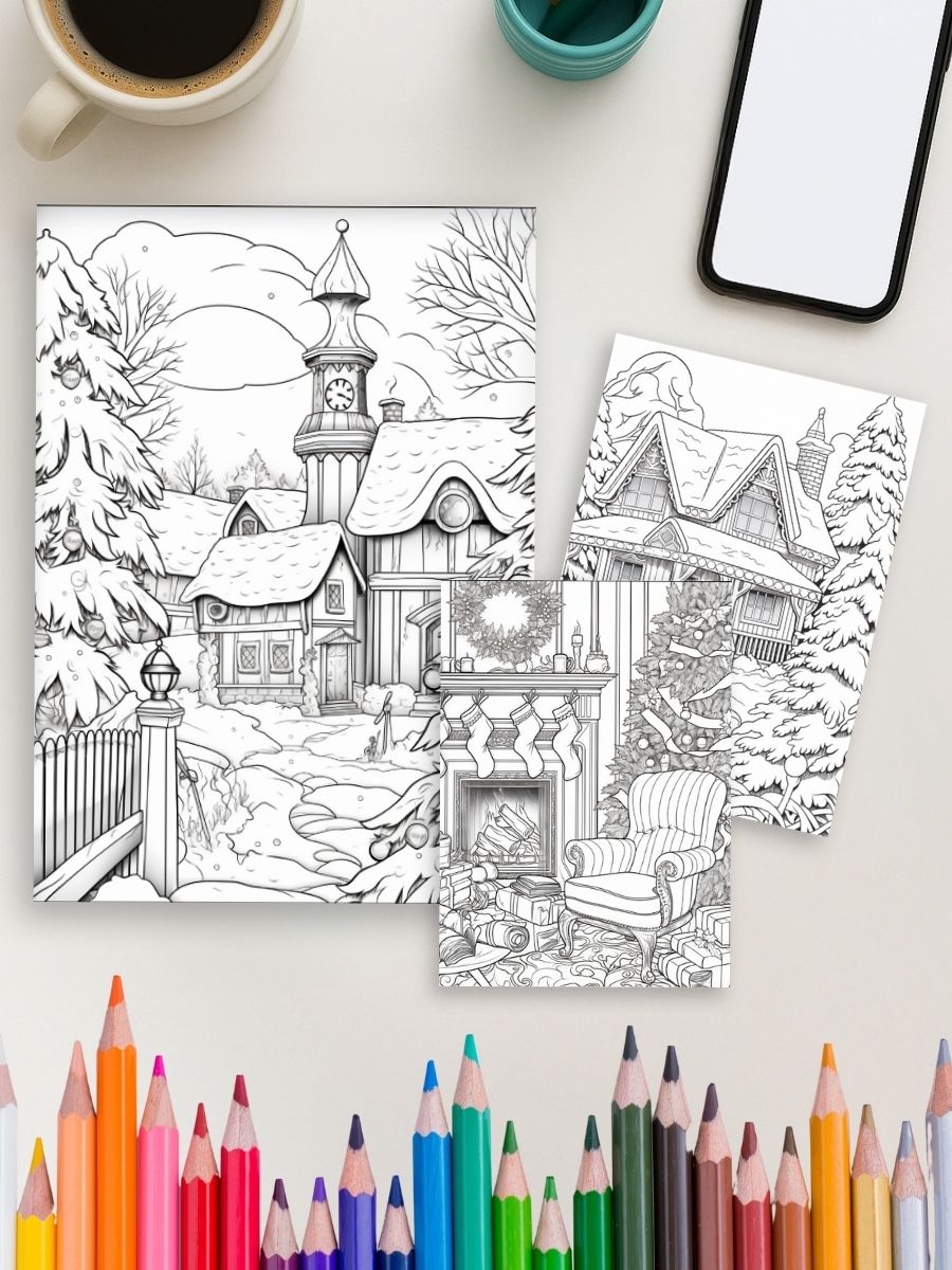 Cozy Christmas – 50 Holiday Celebration Pages - Image 3